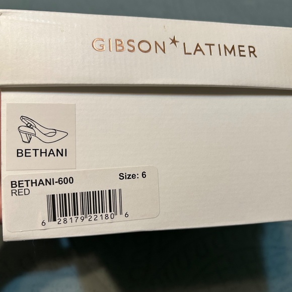Gibson Latimer Bethani Block Heel Sling Back Size 6 - Picture 6 of 6
